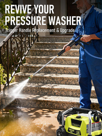 Stainless 18-inch extension wand by MEKOH for reachable cleaning areas