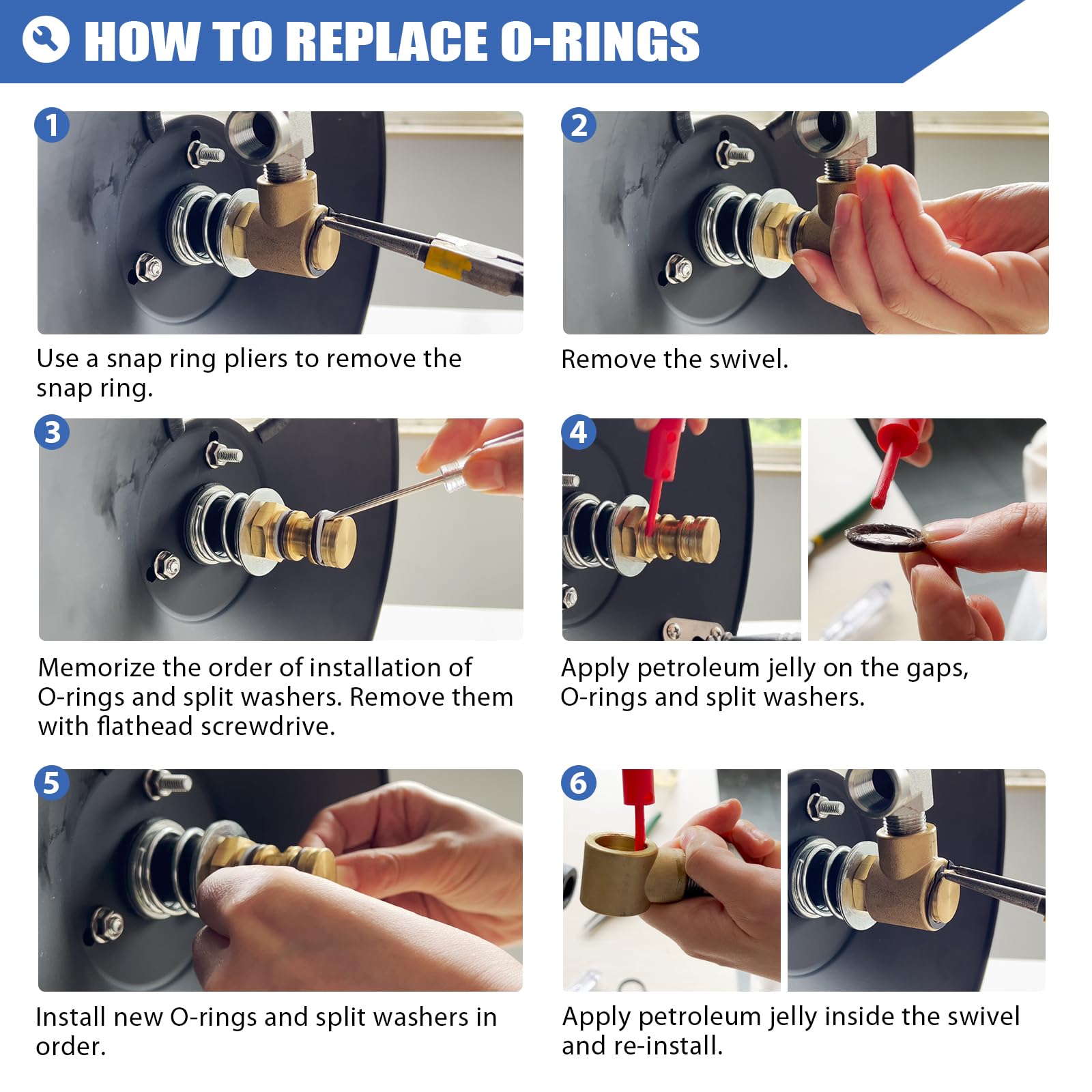 MEKOH includes inlet lead hose and extra fittings for quick setup.
