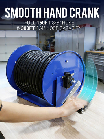 MEKOH rotating brake control reduces hose tangling