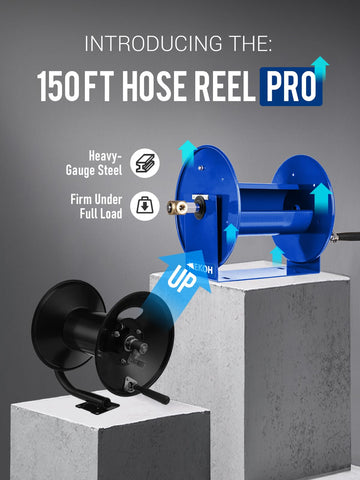 MEKOH hose reel wall mount ready for space-saving installation