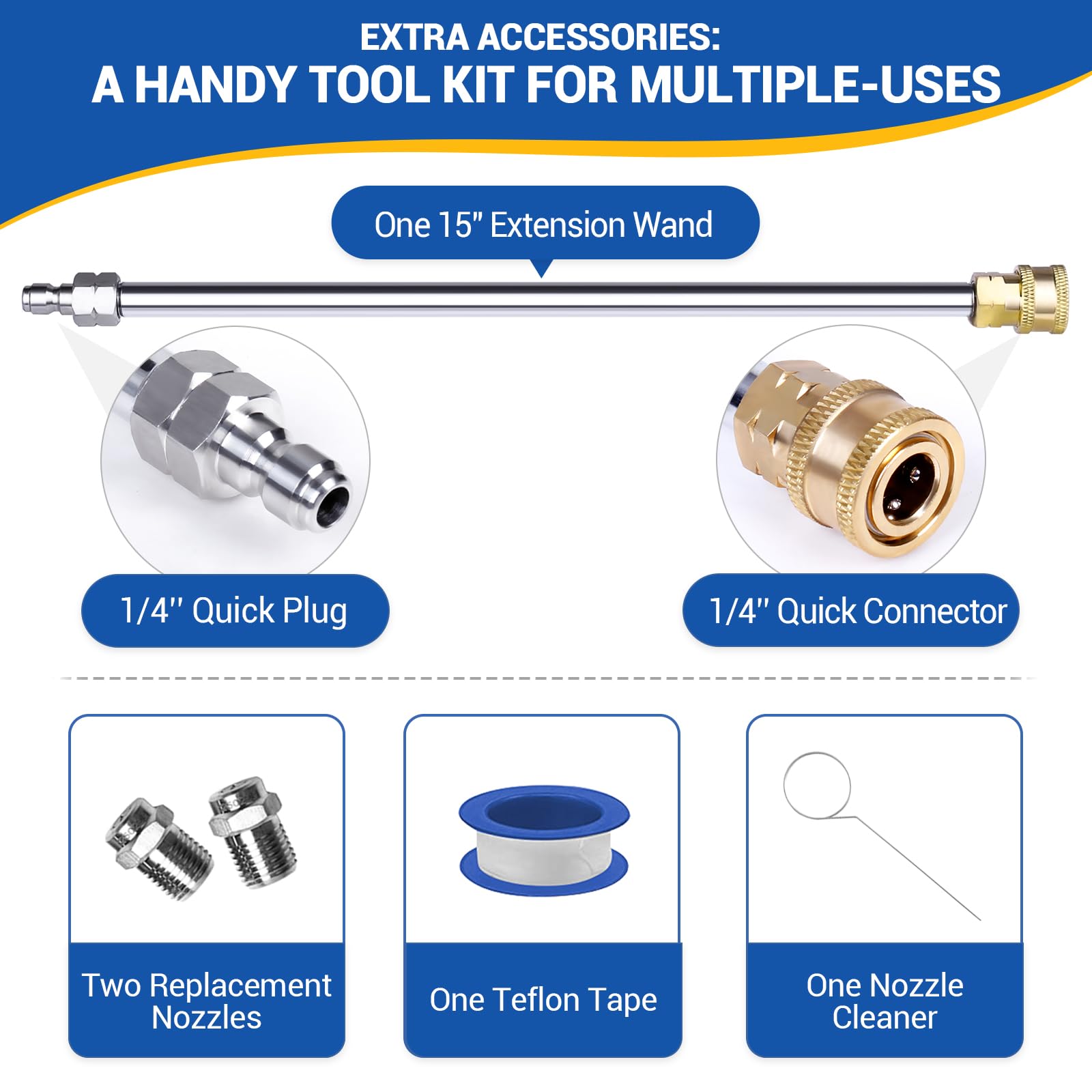 MEKOH replacement nozzles (2-pack) for continued versatility