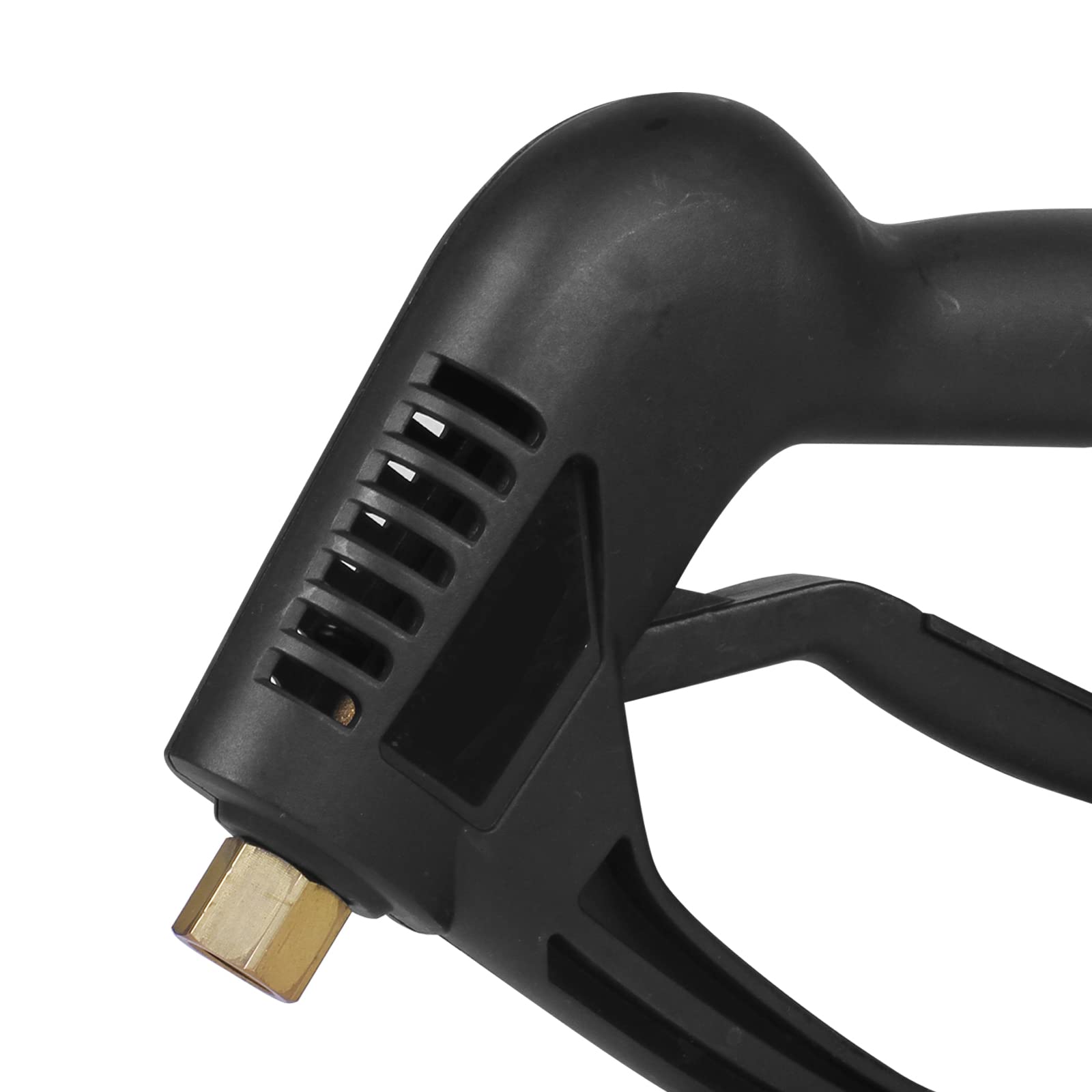 MEKOH trigger gun swivel detail reduces hose twist during use