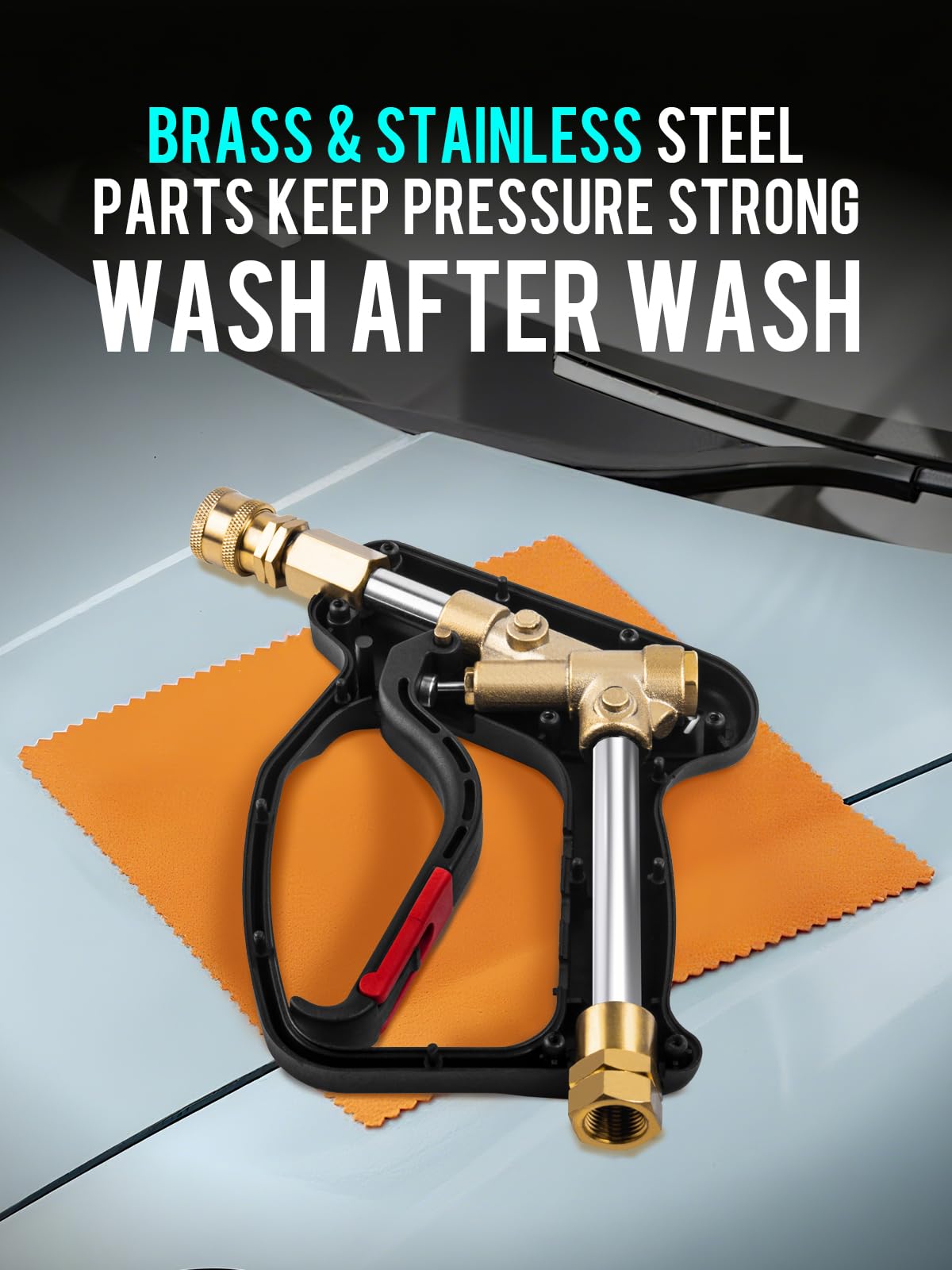 MEKOH brass connectors highlight leak-proof durability during tough washing tasks.