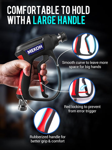 Includes five nozzle tips for versatile cleaning patterns with MEKOH gun