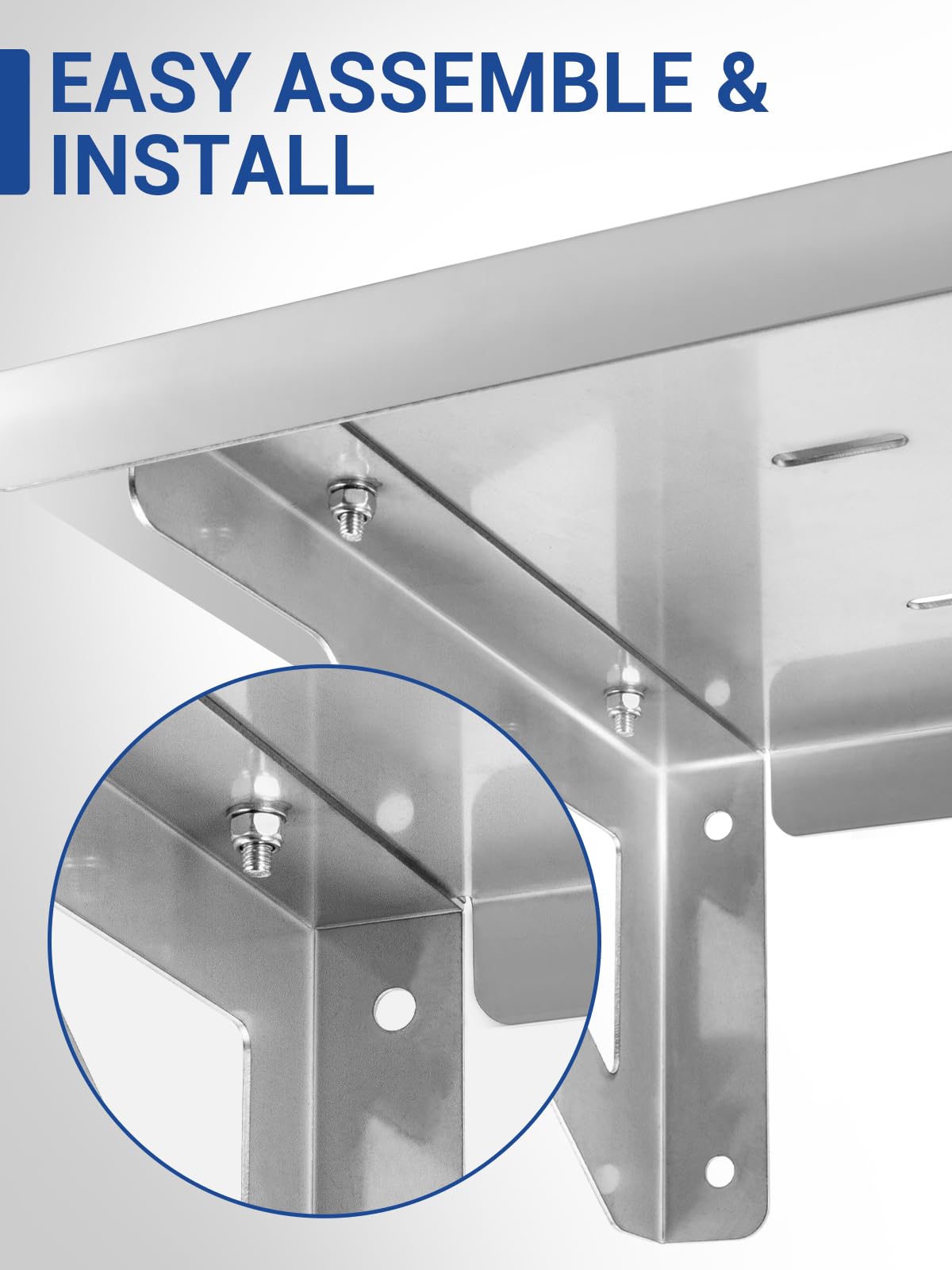 Inclusive hardware enables quick, straightforward wall mounting