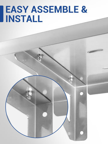 Inclusive hardware enables quick, straightforward wall mounting