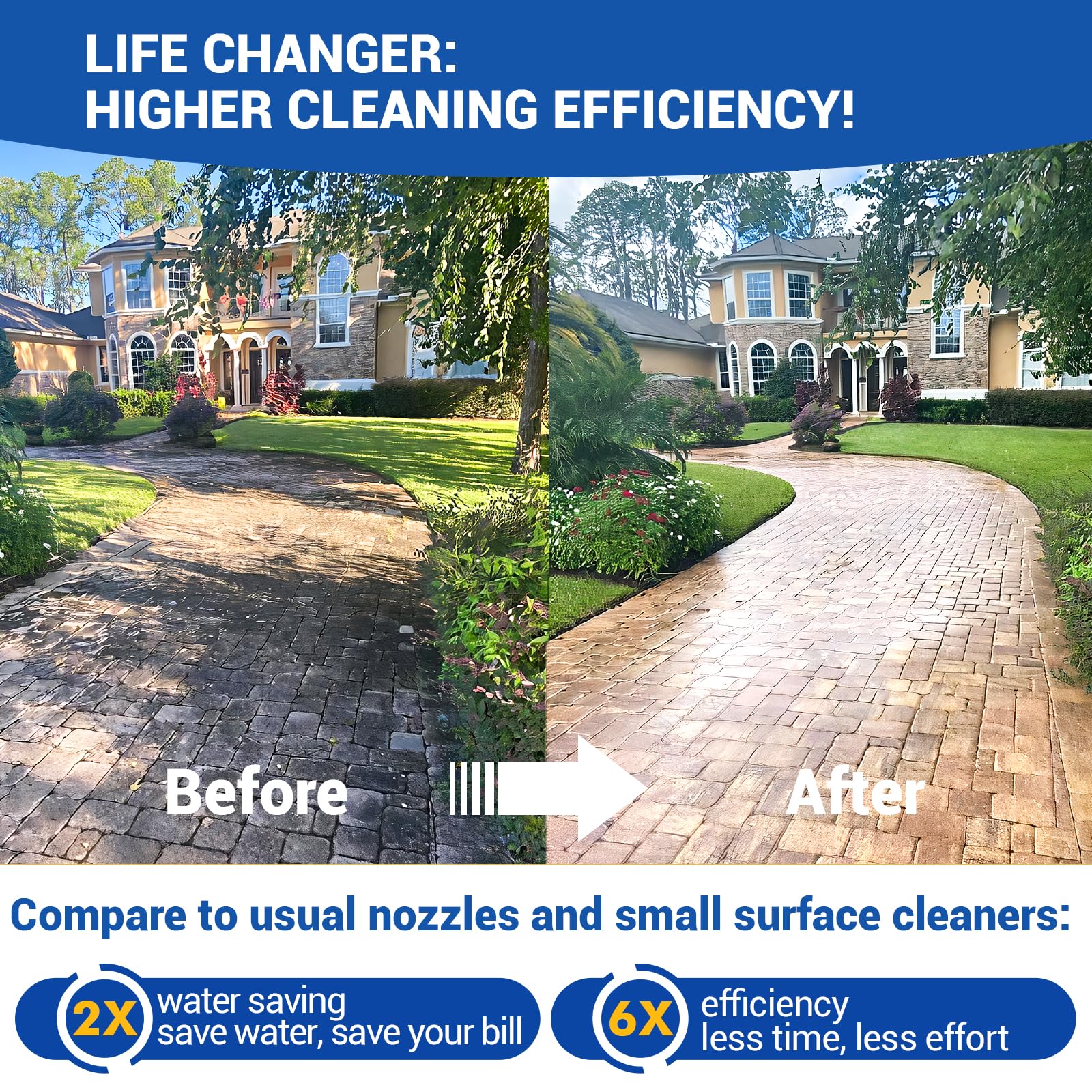 MEKOH stainless steel surface cleaner swivel designed to reduce leaks and wobble