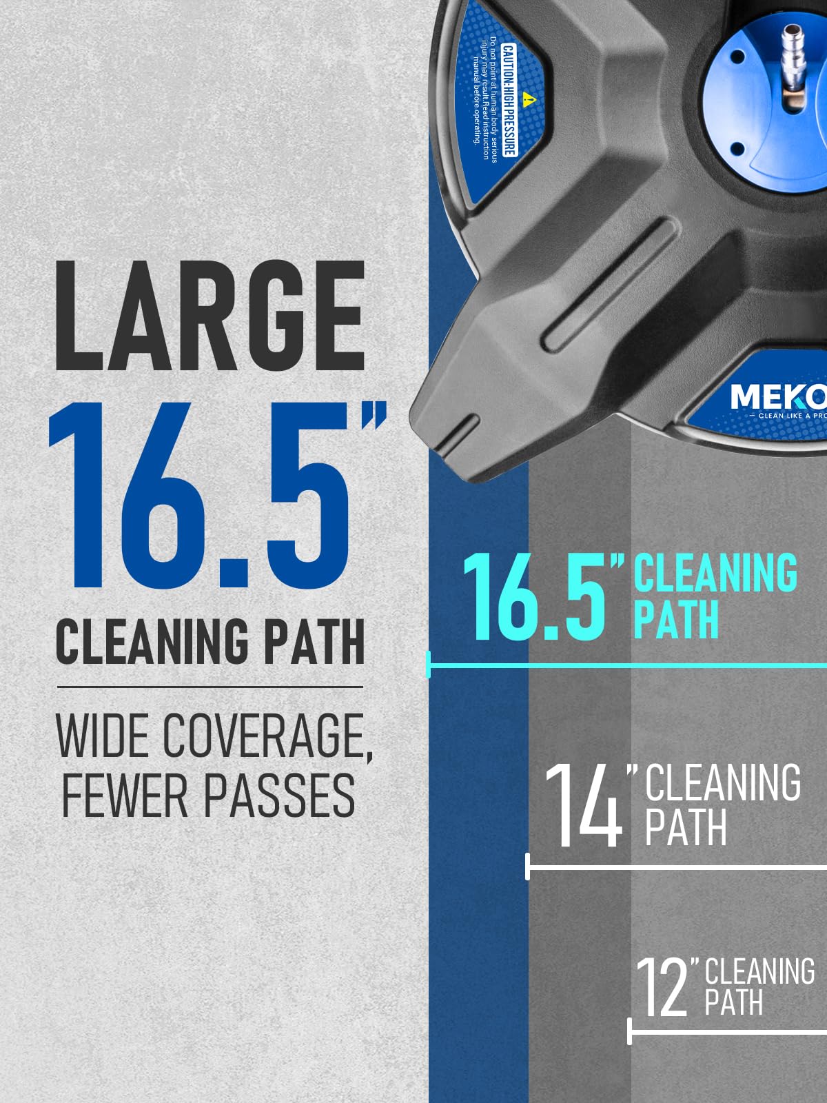 MEKOH lightweight housing offers durable portability and easy handling