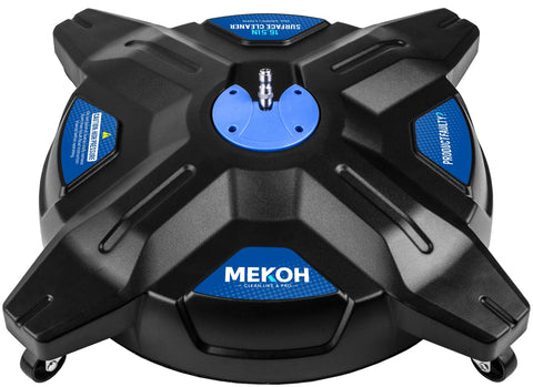 MEKOH surface cleaner wide-path for faster, even driveway cleaning