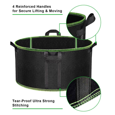 MEKOLIFE breathable nonwoven fabric promotes healthy root growth and aeration.