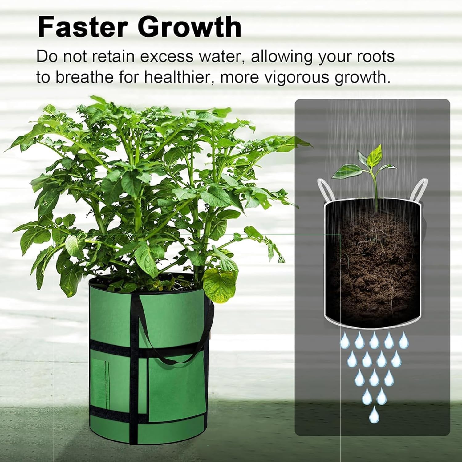 MEKOLIFE breathable nonwoven fabric promoting healthy root growth