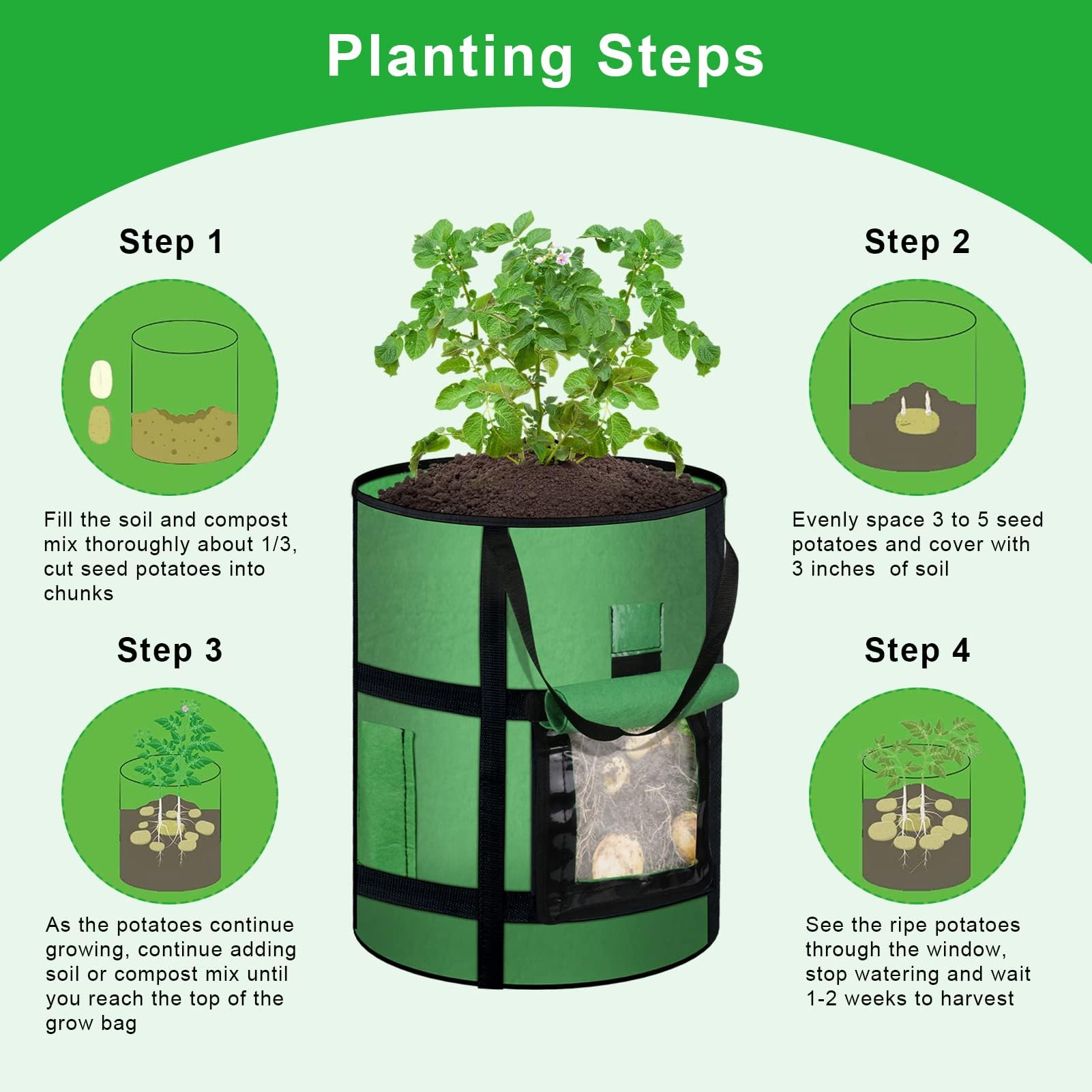 MEKOLIFE grow bags on balcony for urban gardening use