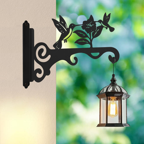 mekpiwu Elegant Bird Pattern Wall Hook rust-resistant finish withstands sun and rain
