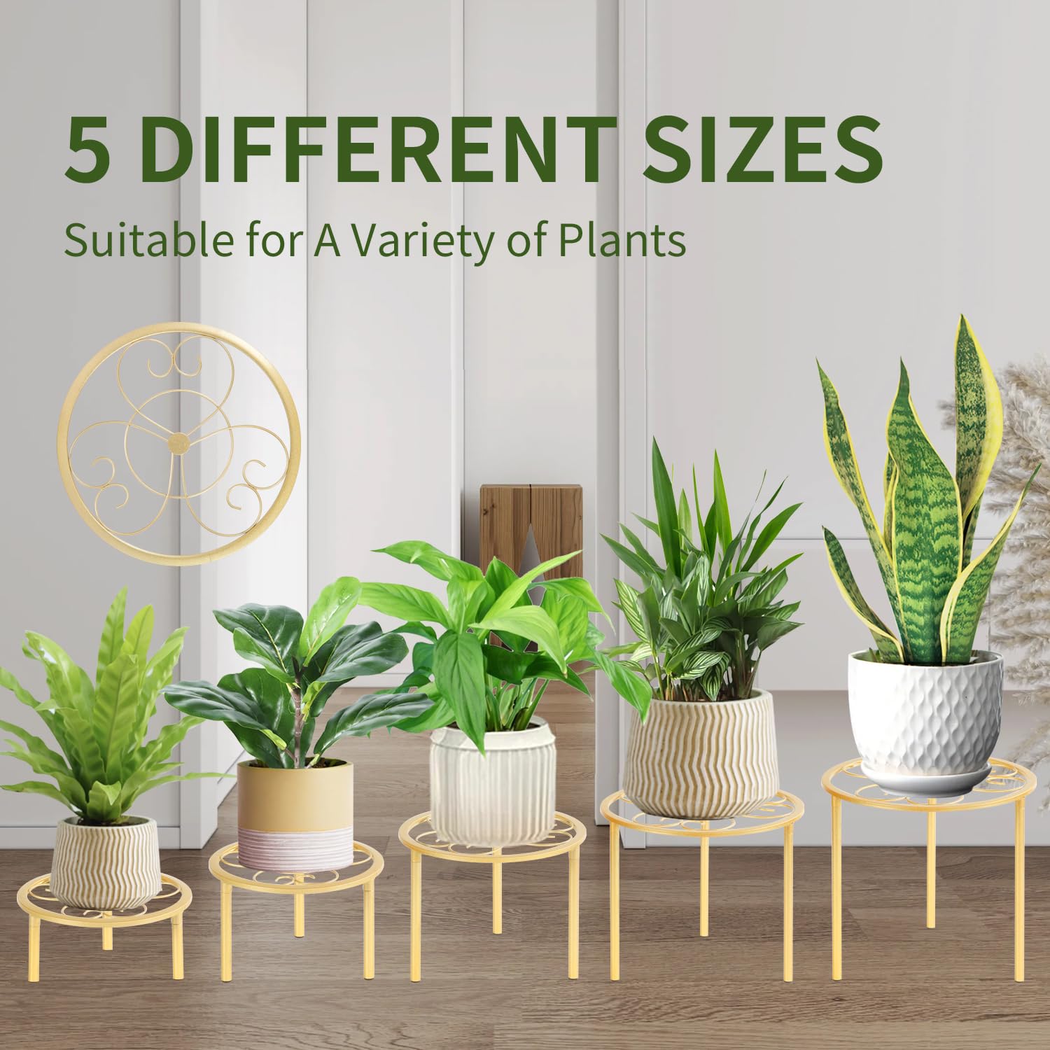 mekpiwu plant rack set with different sizes for flexible spacing