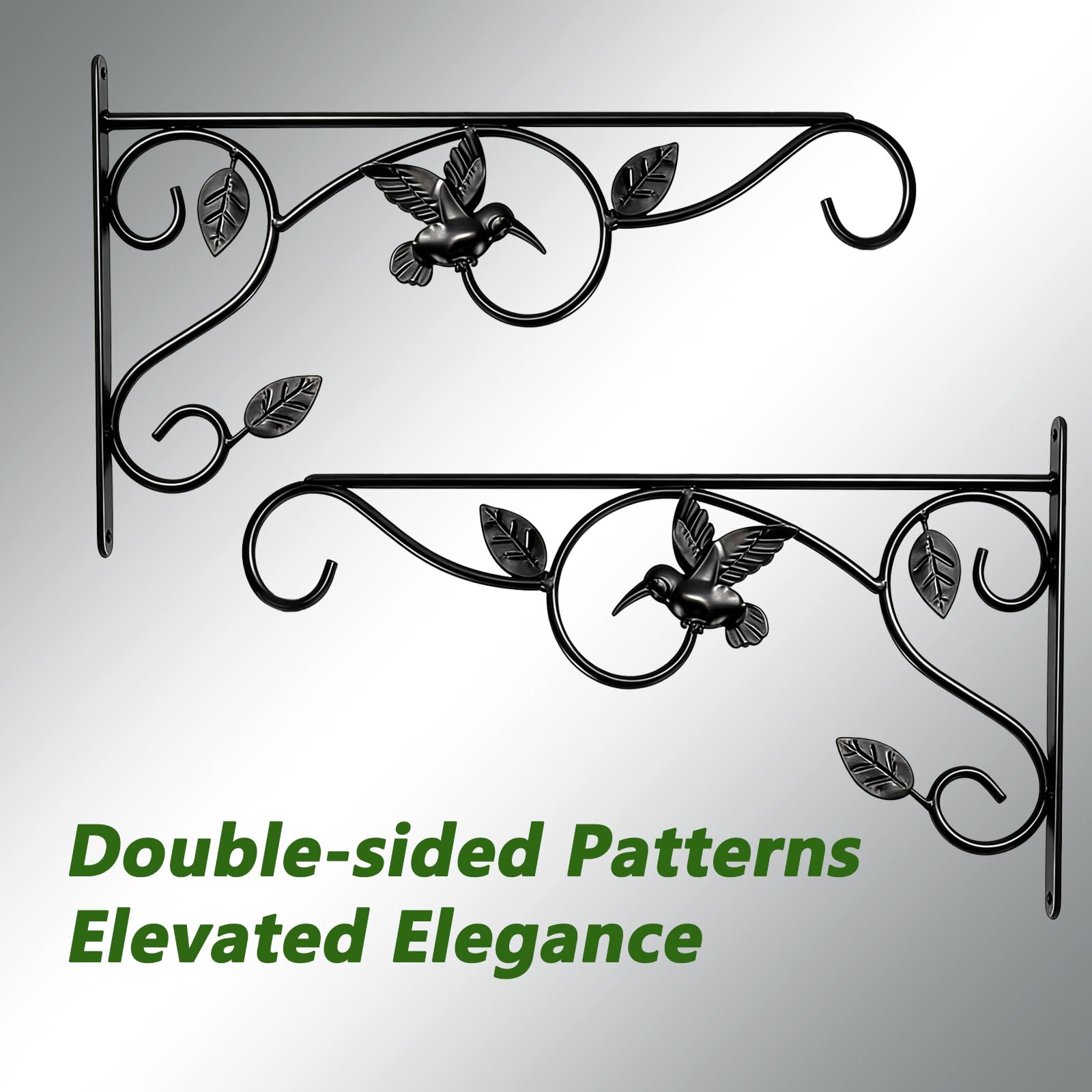 The mekpiwu rust-resistant bracket withstands outdoor conditions while keeping heavy items secure.