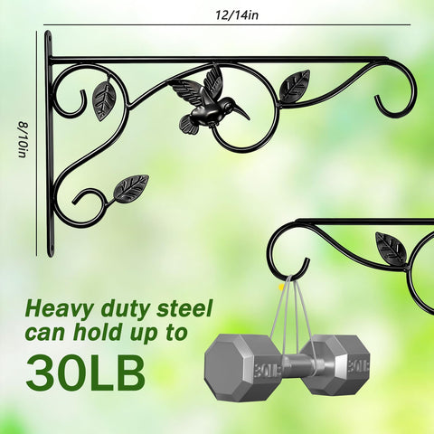 The mekpiwu bird-motif wall hook adds garden charm and supports feeders or lanterns.