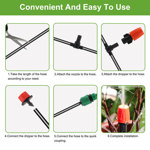 MELIFE drippers and tees provide precise plant delivery.