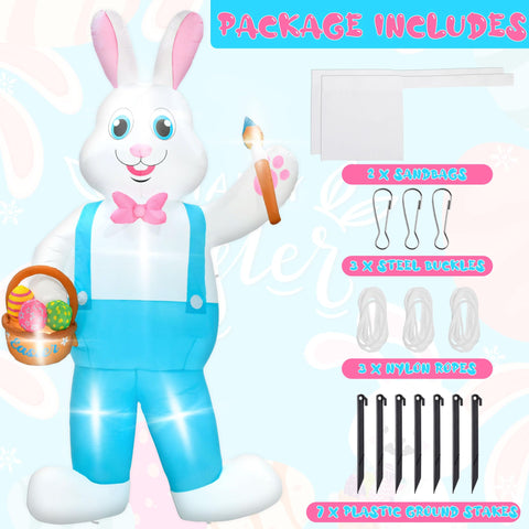 Melisheer outdoor Easter yard decor brightens the lawn during spring.