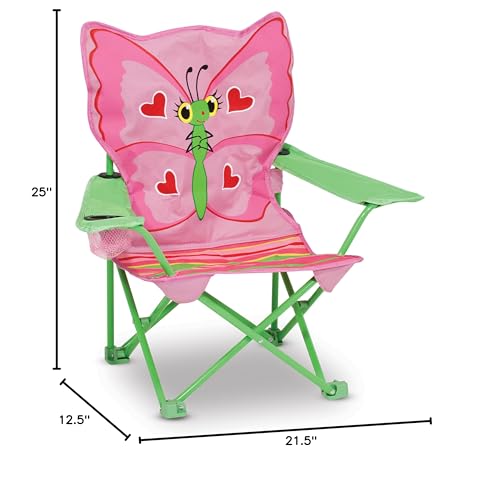 Matching storage bag accompanies the butterfly chair for tidy portability.
