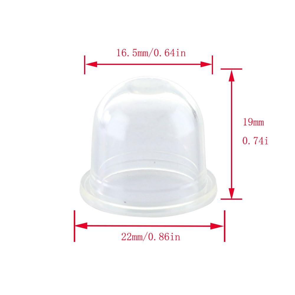 MELKL primed bulbs compatible with Zama, Husqvarna, and Echo models.