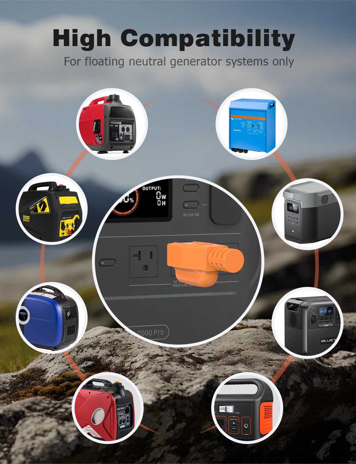 Mellbree portable plug design fits in pocket or bag for on the go grounding