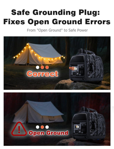 Mellbree bonding plug in standalone power source setup for generators