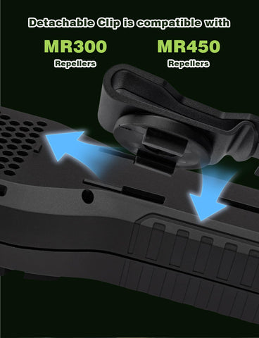 Mellbree MR300 MR450 compatibility clip secures Thermacell devices.