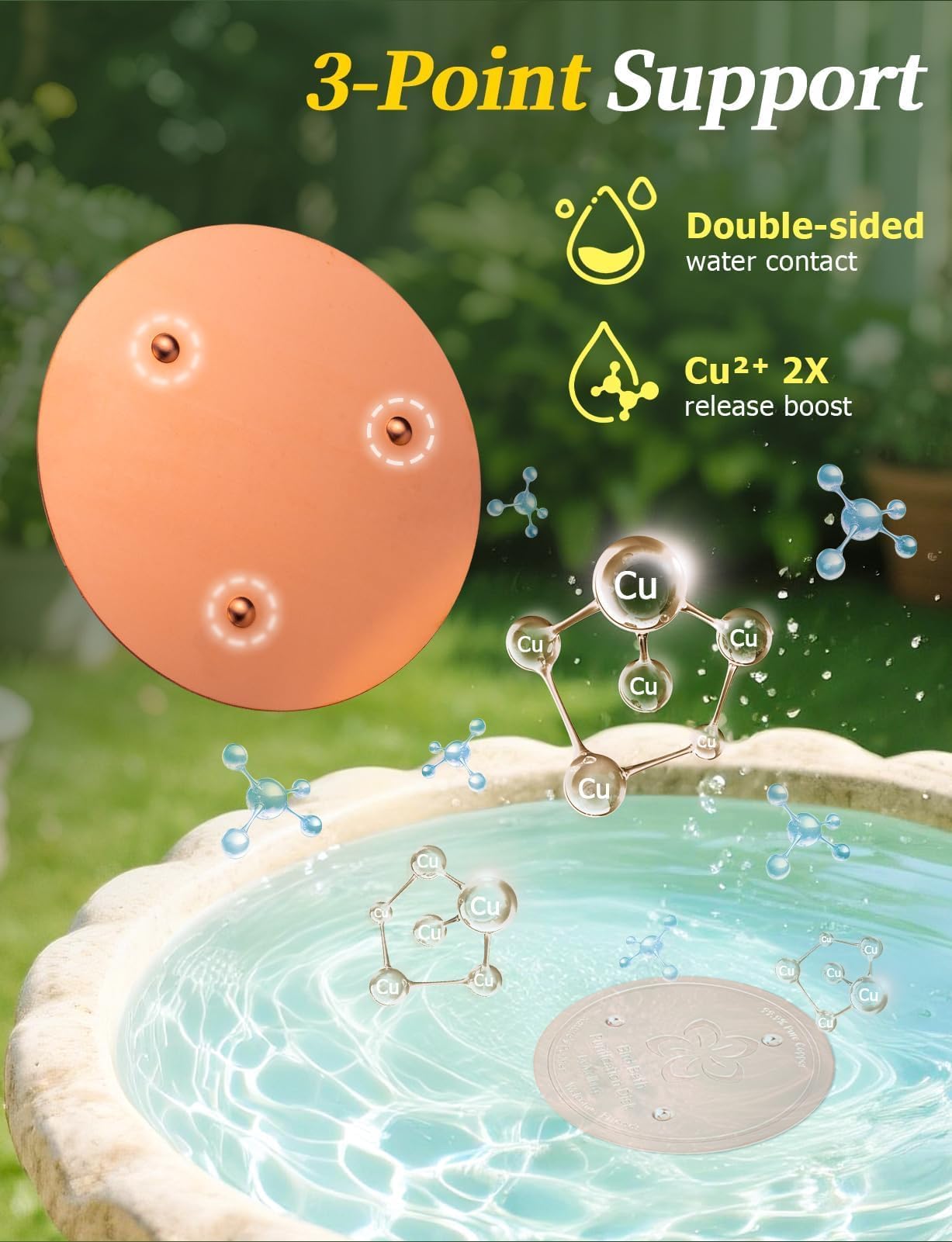Mellbree ready-to-use disk lowers cleaning frequency and effort.