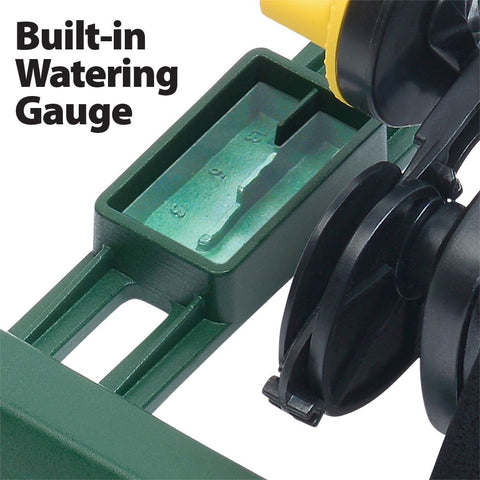 Oscillating spray from Melnor covers up to 3,400 sq ft