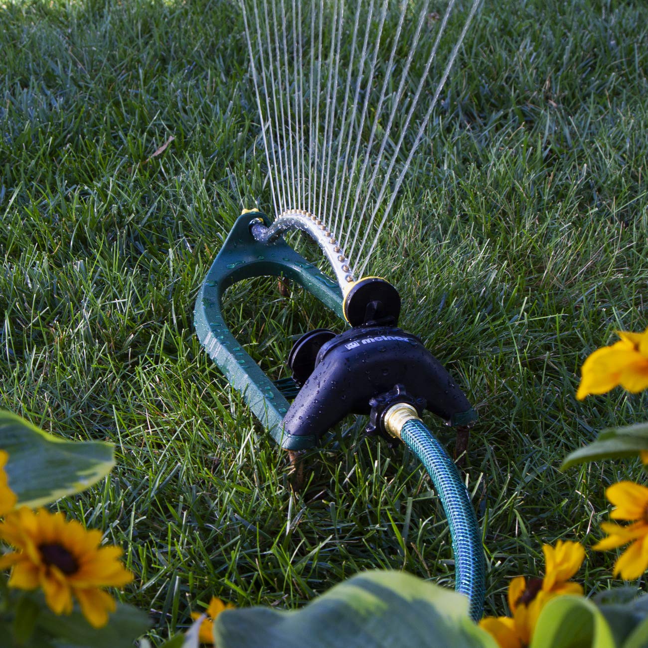 Quiet operation makes watering nearby delicate gardens pleasant
