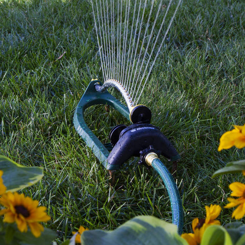 Quiet operation makes watering nearby delicate gardens pleasant