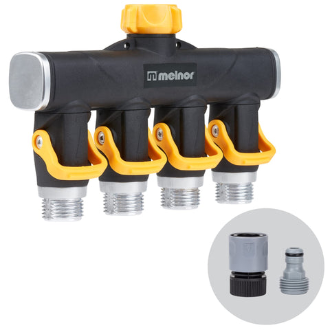 Melnor 65135AMZ 4-way valve lever enabling four water streams control
