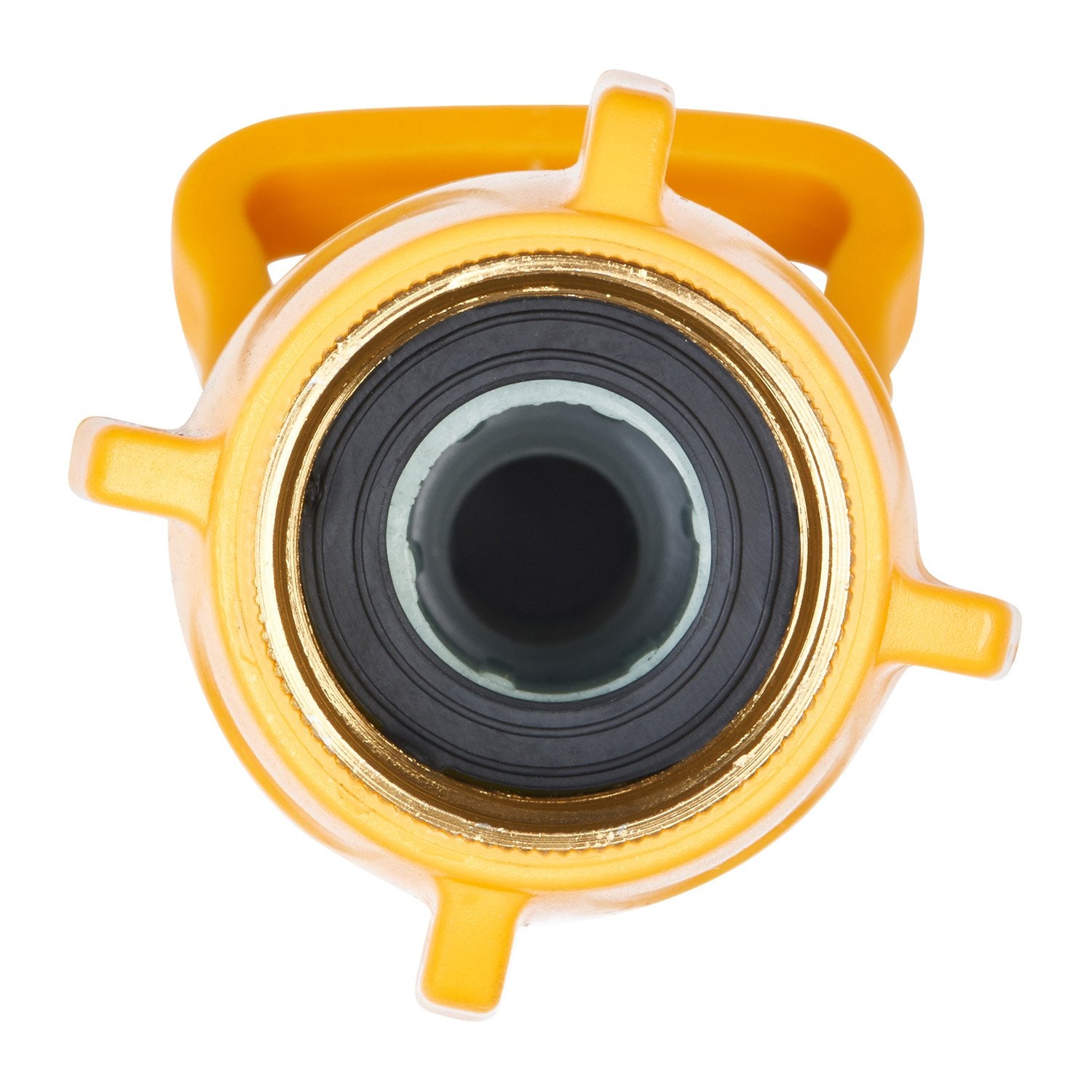 Melnor 65171AMZ design shows yellow black grey colors for visibility