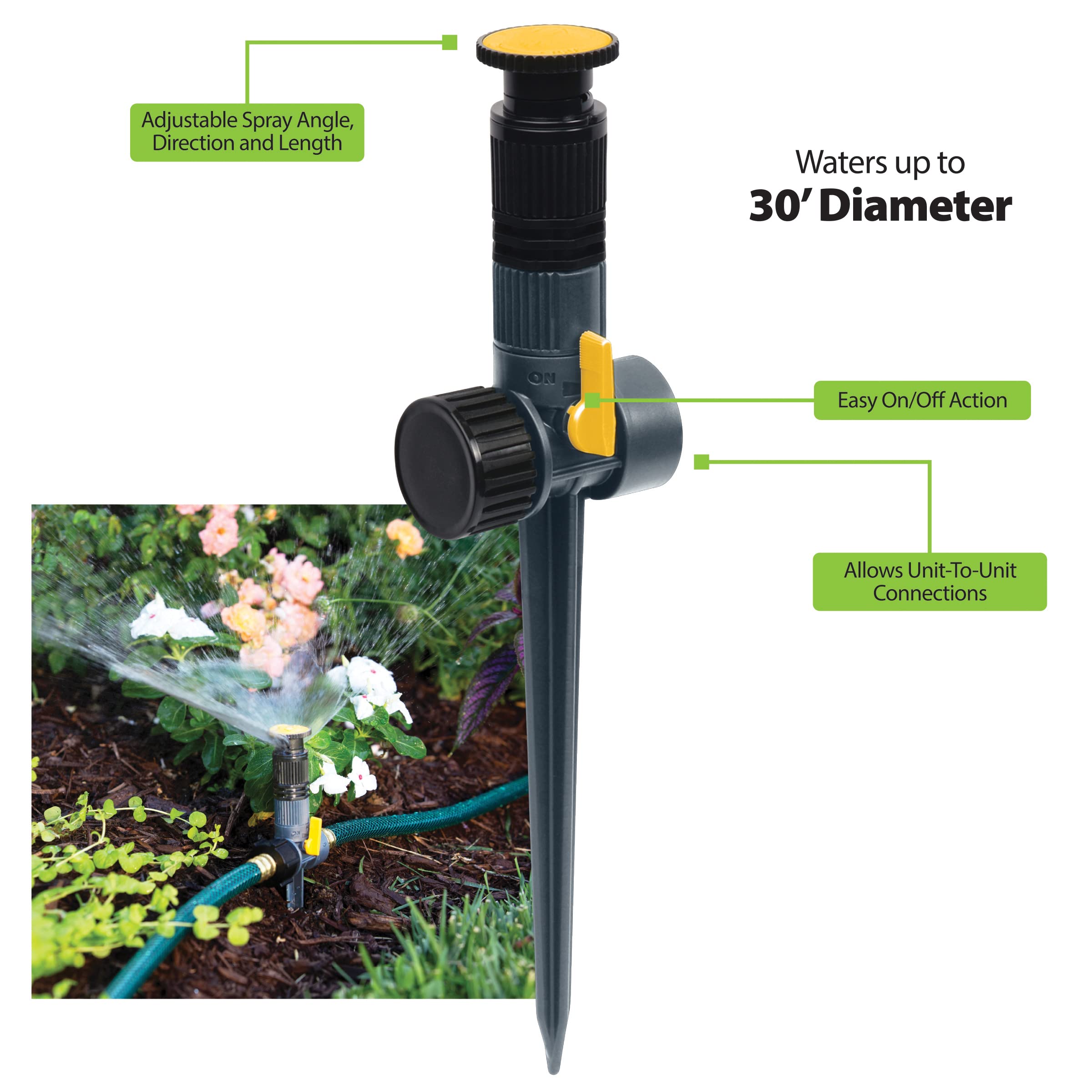Melnor 65185AMZ QuickConnect starter set speeds hose setup.