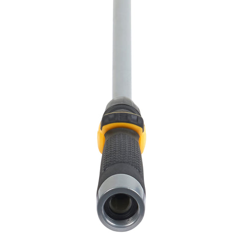 Adapters stay on the wand for easy hose connections.