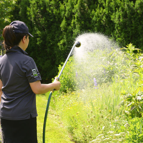 Melnor branding and versatile design for outdoor chores.