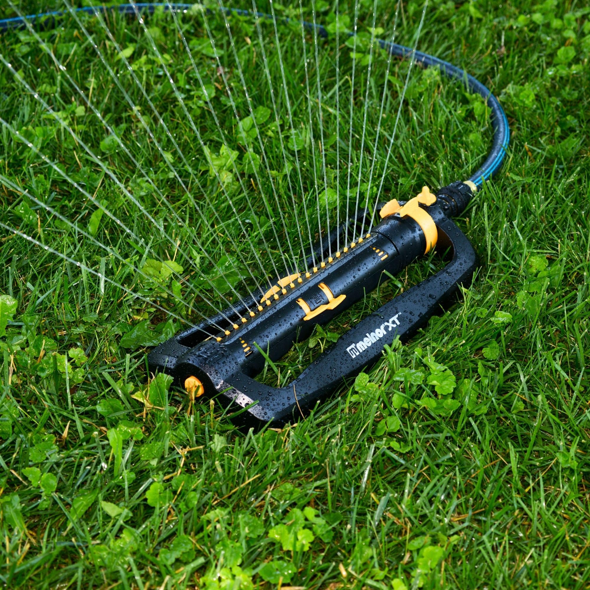 Melnor Dirt-Resistant Drive maintains smooth operation with gritty water.