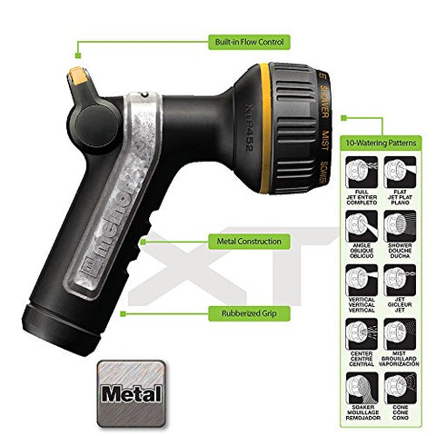 Melnor quick-connect set for easy hose attachment and removal.