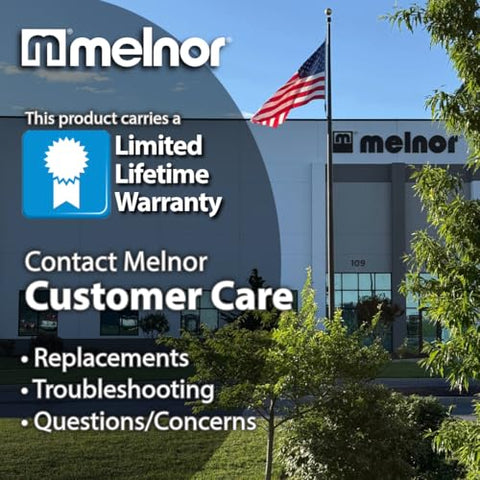 Melnor RelaxGrip offers a lifetime warranty for lasting value