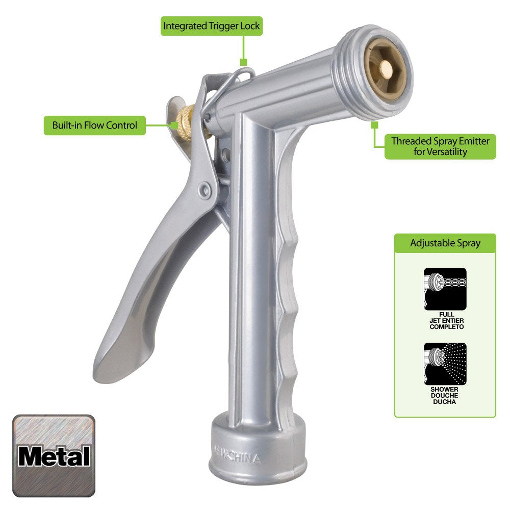 Melnor standard hose compatibility for broad garden use.