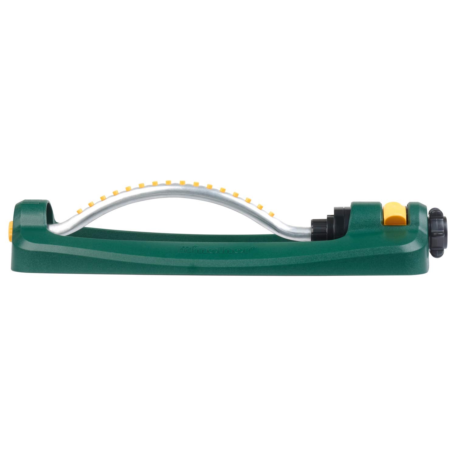 Melnor QuickConnect adapter with TurboTek enables fast hose attachment.