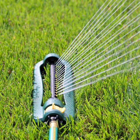 7-year warranty on Melnor Turbotek sprinkler for long-term reliability.
