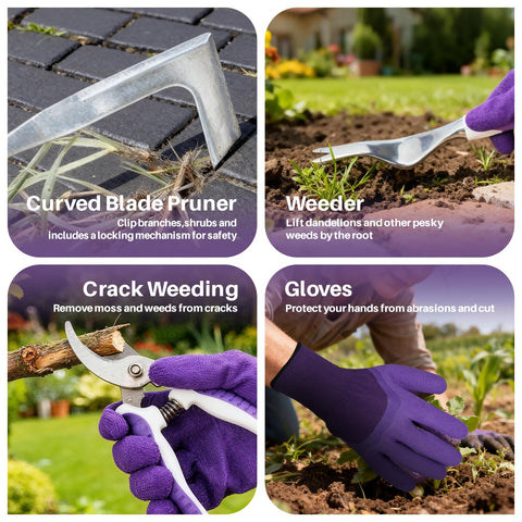 MelonArt cultivator loosens soil and aerates roots for healthy growth.