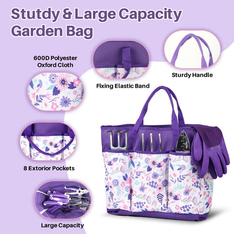 MelonArt gloves and tote bag keep tools organized and protected.