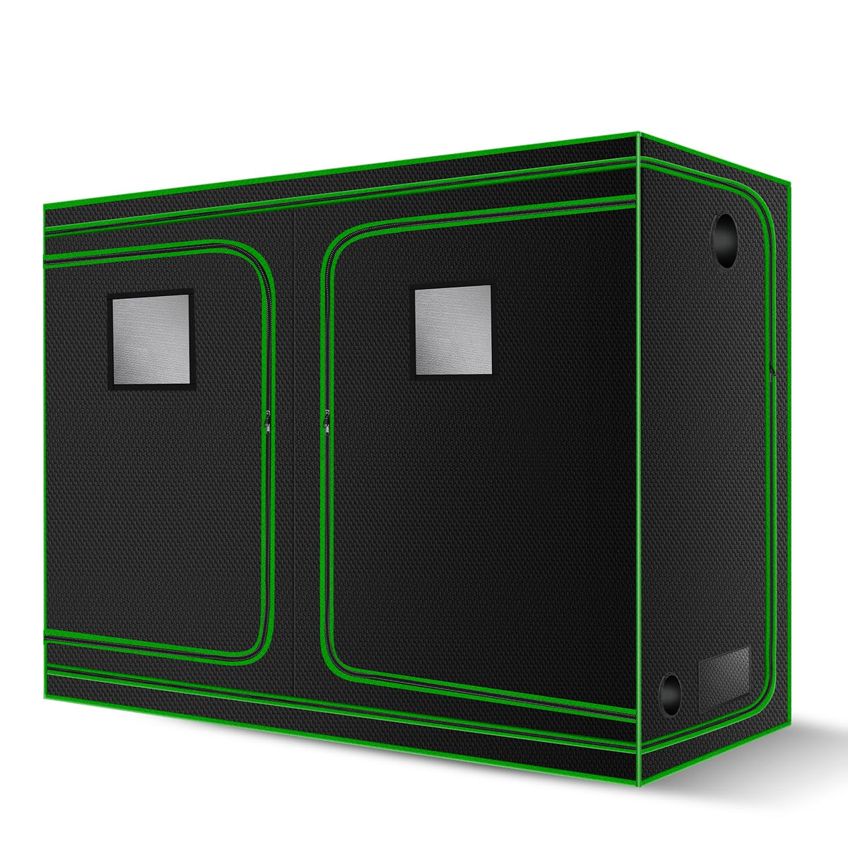 Melonfarm 4x8 grow tent exterior view showing sturdy 600D canvas.