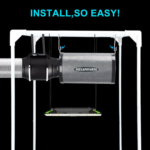 Melonfarm versatile use as intake or exhaust filter for ventilation systems.