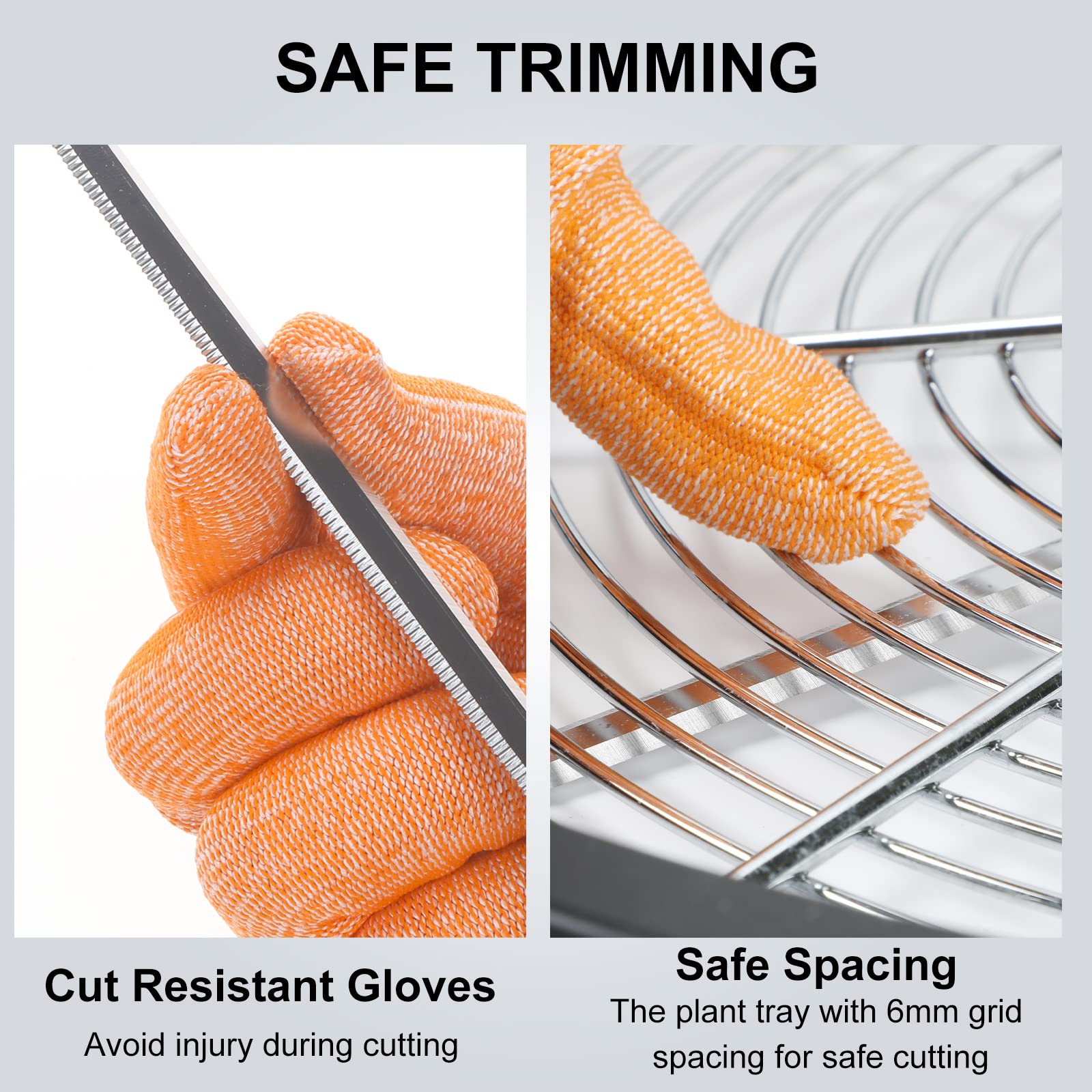 MELONFARM bowl trimmer with switchable blades for wet or dry trimming