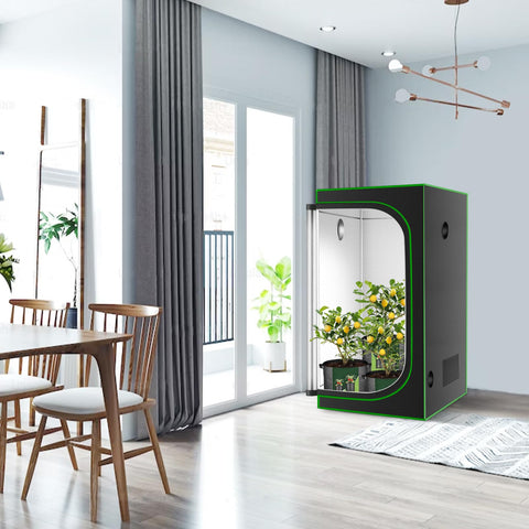 MelonFarm Grow Tent suitable for flowers, greens, and compact vegetables indoors.