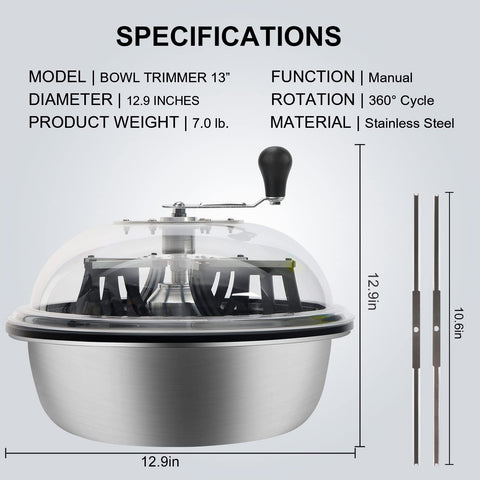 MELONFARM versatile trimmer for buds, flowers, and hydroponic plants in home gardens