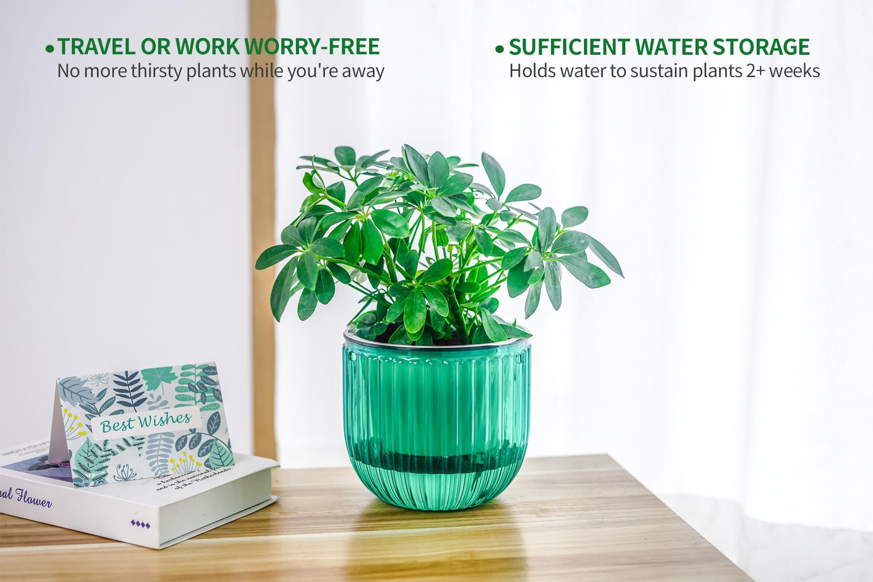 Melphoe detachable hanging chain enables flexible indoor or outdoor placement.